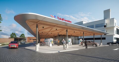 E-lympic aan het stadionplein; elektrische mobiliteitshub TotalEnergies open in 2027