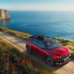 Zonnige Renault 4 E-Tech electric Plein Sud: Retro in optima forma