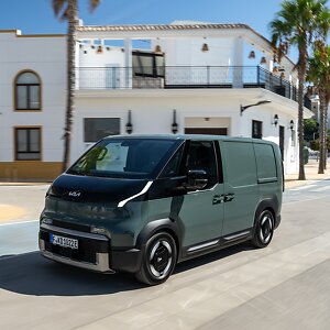 Veelzijdigheid elektrische Kia PV5 in spotlights op IAA Transportation Hannover 