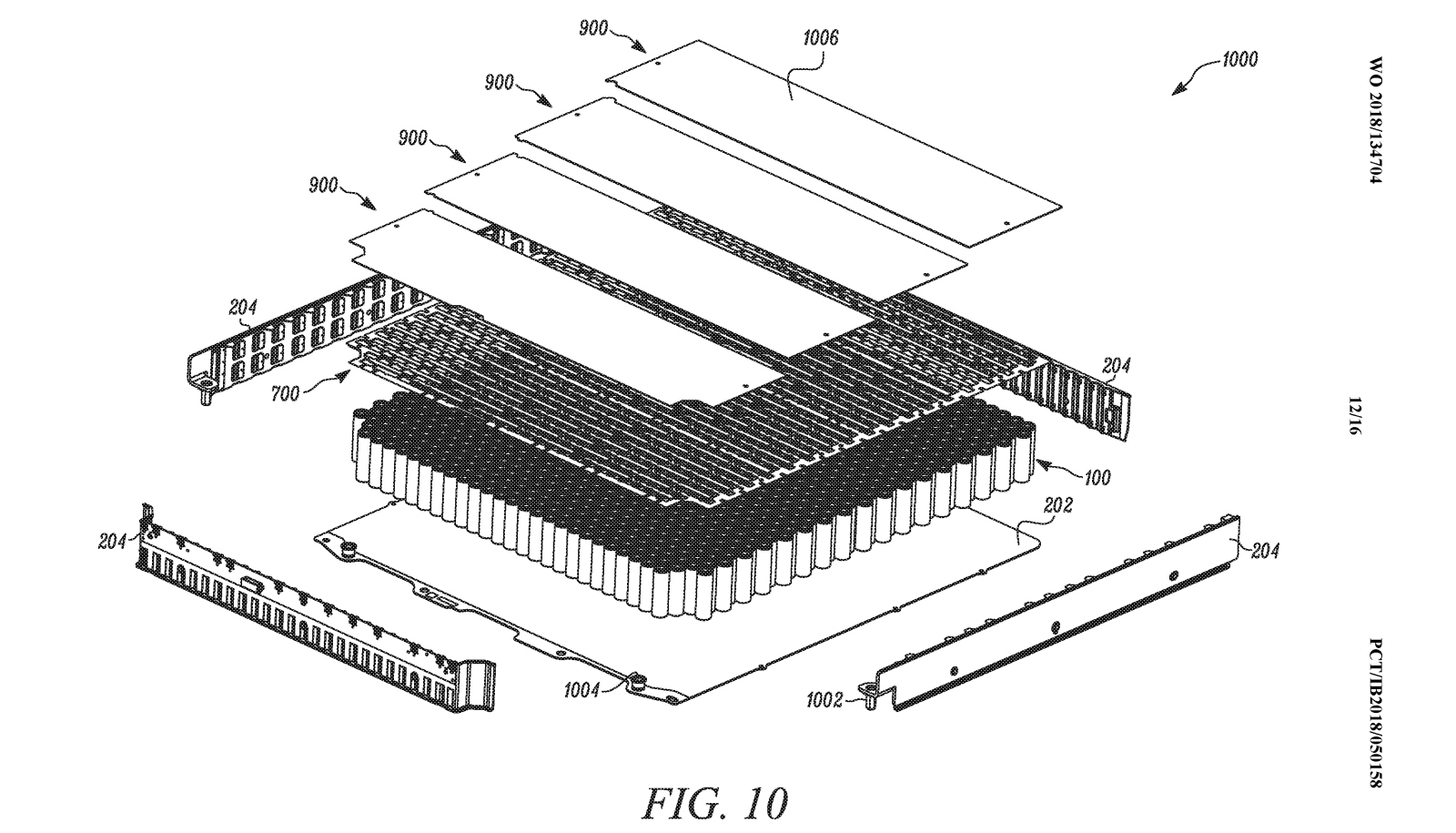 tesla patent safer battery packs
