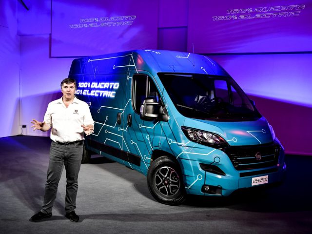 Foto LaPresse - Marco Alpozzi
27 Giugno 2019 Torino (Italia)
Motori
Anteprima Mondiale Nuovo Fiat Professional Ducato Prototype 100%Elettrico Nella foto: Photo LaPresse - Marco Alpozzi
June 27, 2019 Torino (Italia)
Automotive
Press presentation of new Fiat Professional Ducato Prototype 100%Elettric
In the pic: